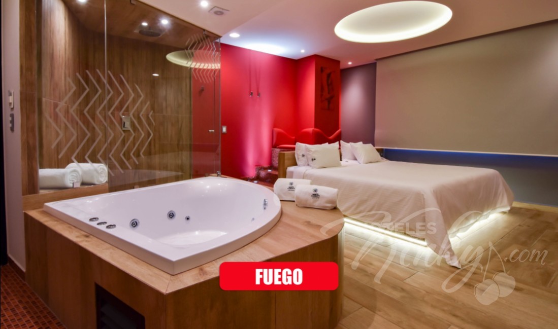 Love Hotel Quinto Elemento , Habitacion Suite Jacuzzi 