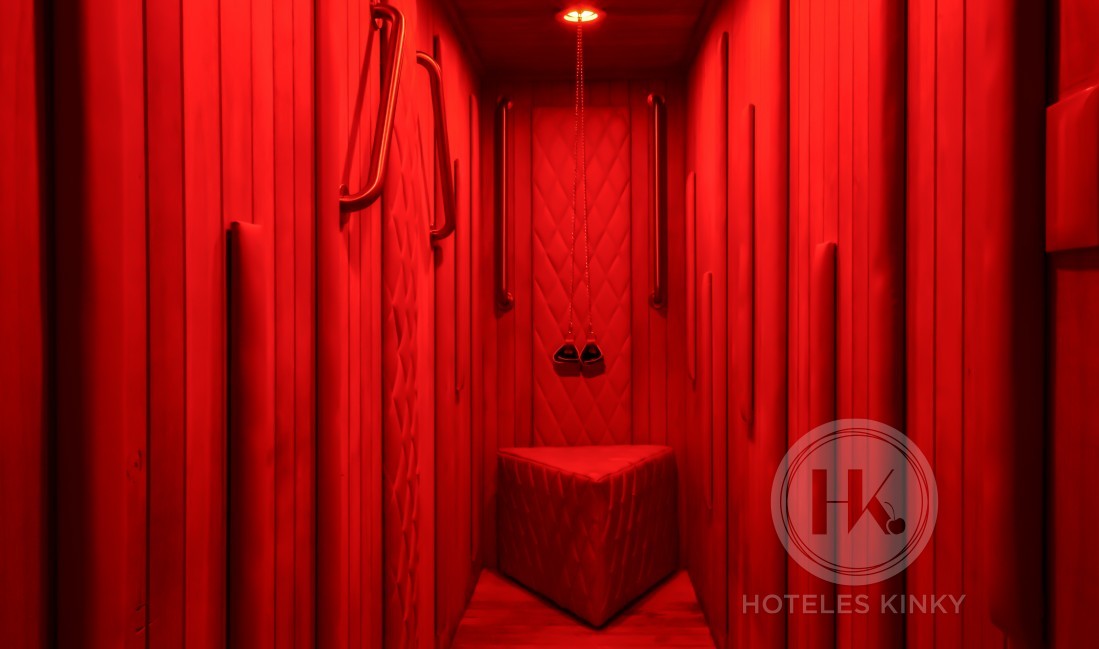 Habitaciòn Villa Jacuzzi - Red Room del Love Hotel La Moraleja