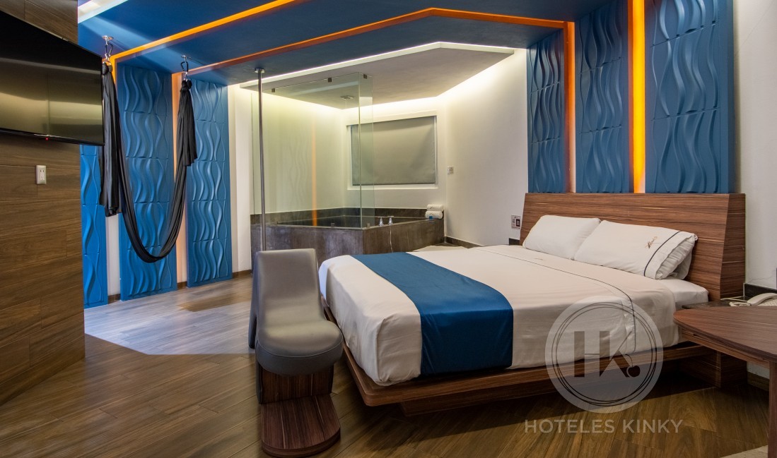 Love Hotel Motel LP Toluca, Habitación Jacuzzi Habitación Azul
