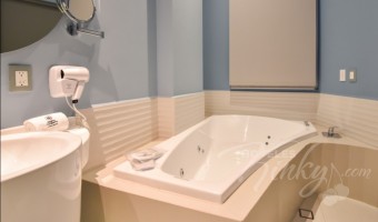 Habitación Villa Master Jacuzzi  del Love Hotel Quinto Elemento  con Jacuzzi