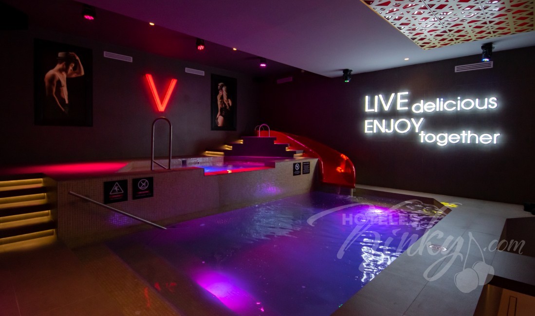 Love Hotel V Motel Boutique Periférico Norte , Habitacion Pool Party Room 