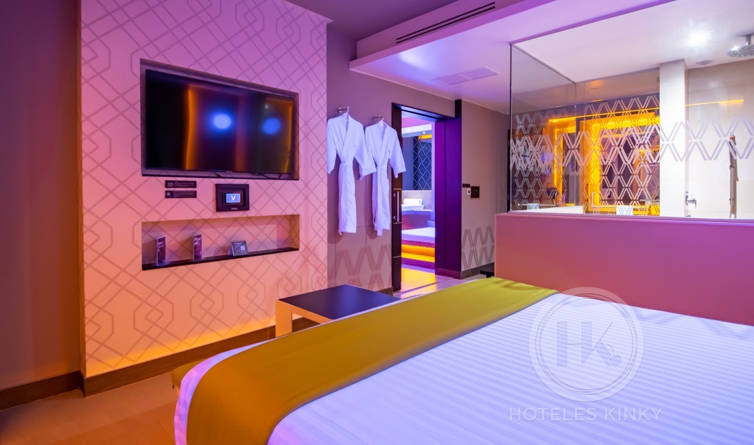 Habitaciòn Pool & Spa Suite  del Love Hotel V Motel Boutique Viaducto
