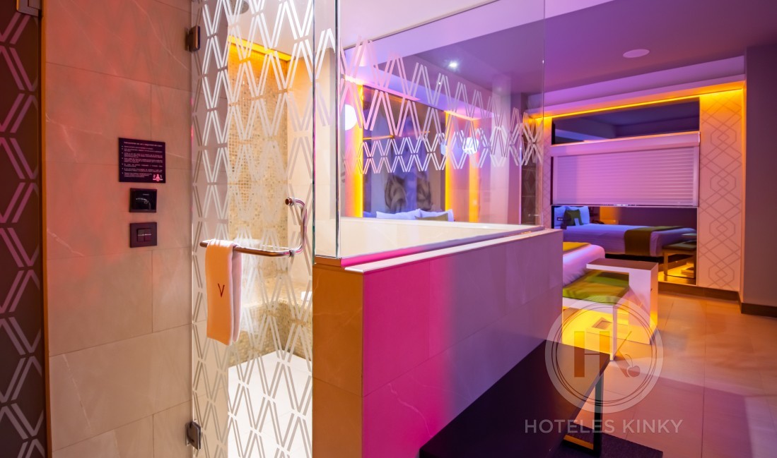 Habitaciòn Pool & Spa Suite  del Love Hotel V Motel Boutique Viaducto